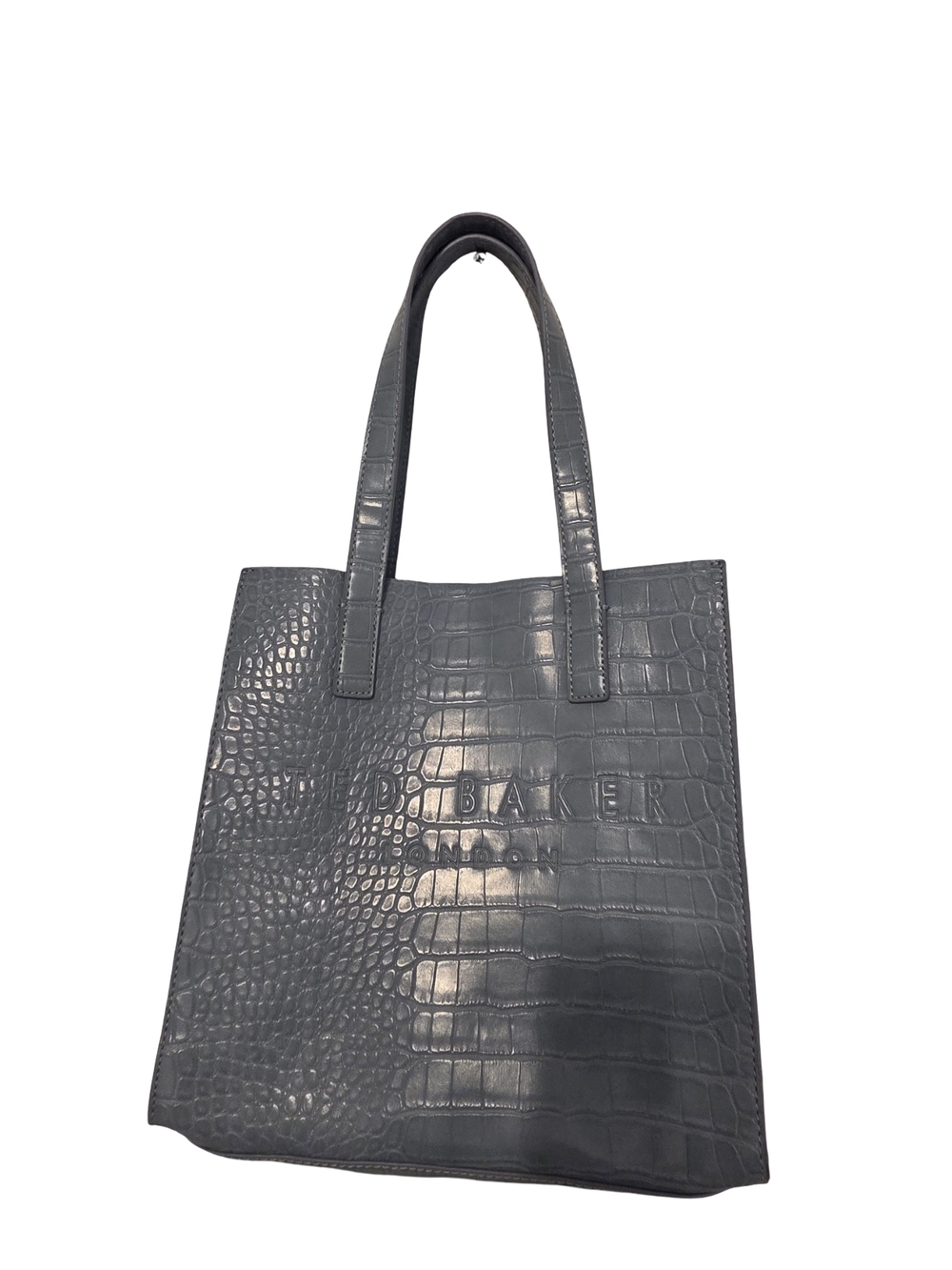 Ted Baker Slate Croc-Embossed Tote